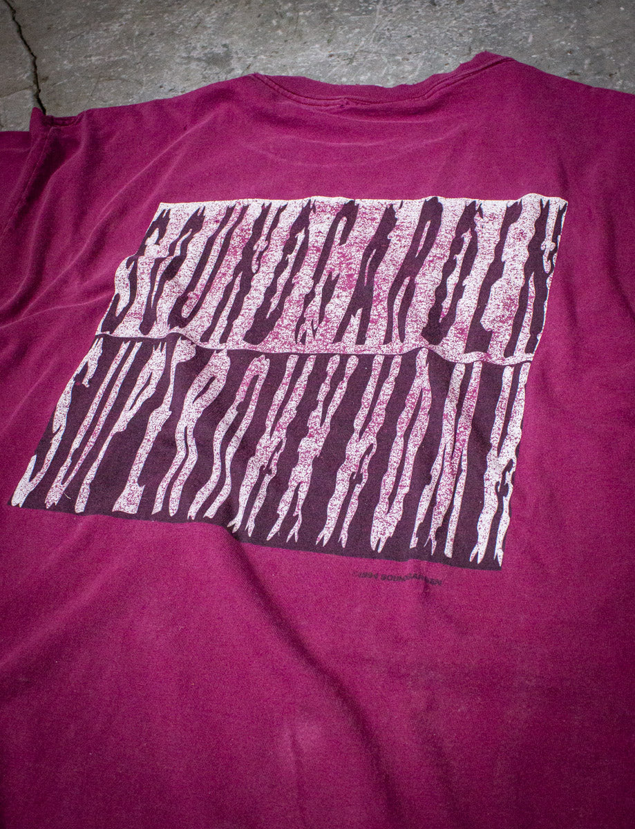 Vintage Soundgarden Superunknown Concert T Shirt 1994 Burgundy XL