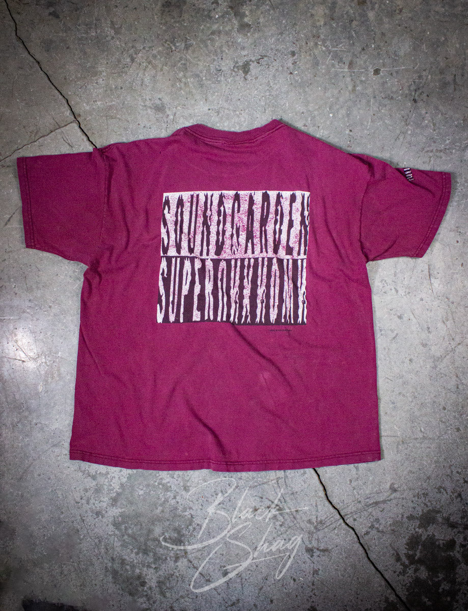 Vintage Soundgarden Superunknown Concert T Shirt 1994 Burgundy XL