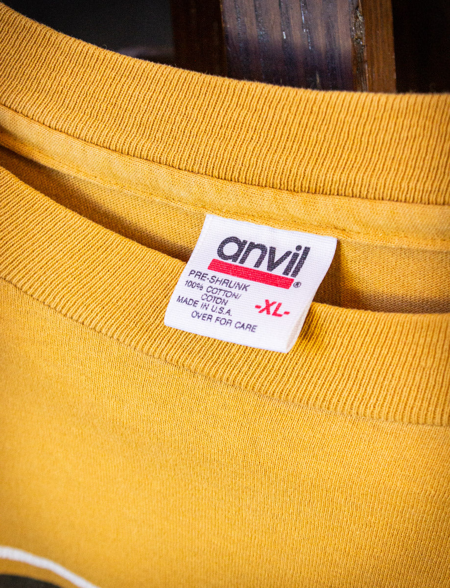 Vintage Soundgarden Superunknown Concert T Shirt 1994 Mustard Yellow XL