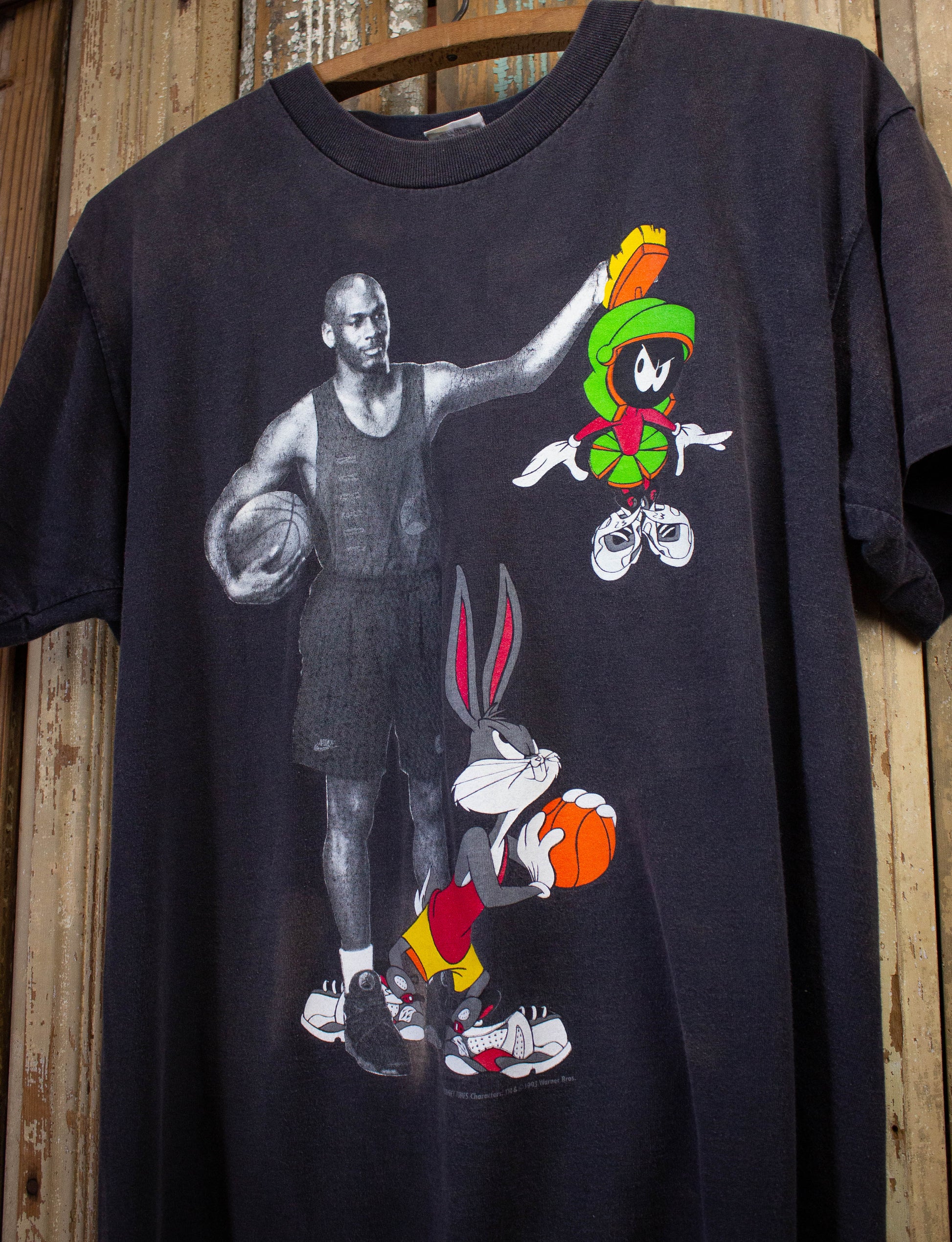 Vintage Space Jam Looney Tunes Graphic T-Shirt 1993 M