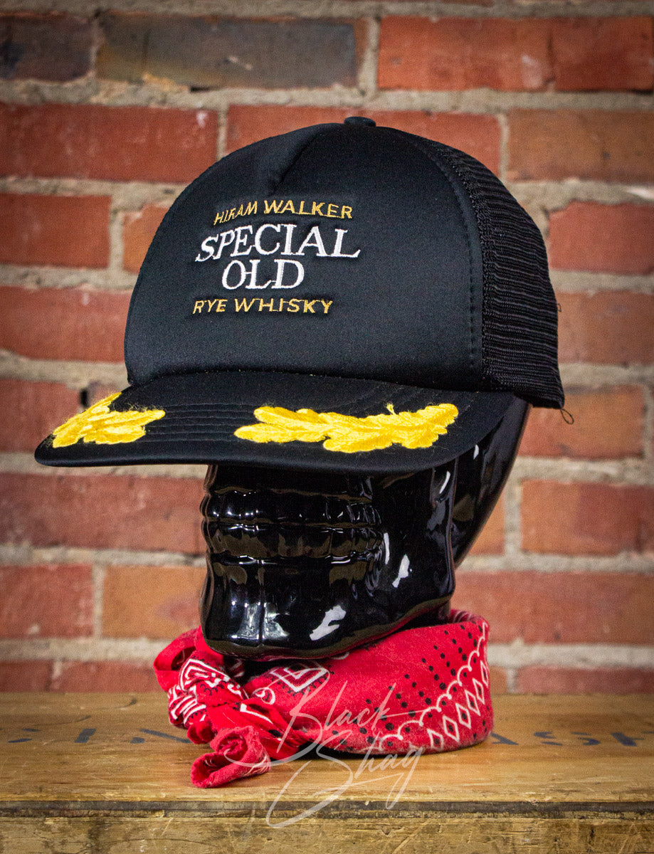 Vintage Special Old Rye Whisky Black Trucker Hat