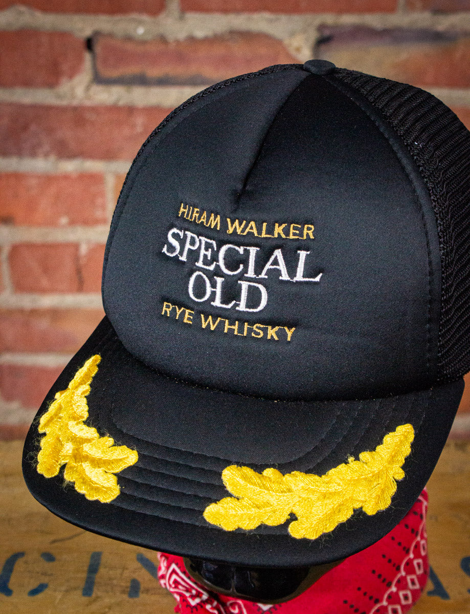 Vintage Special Old Rye Whisky Black Trucker Hat