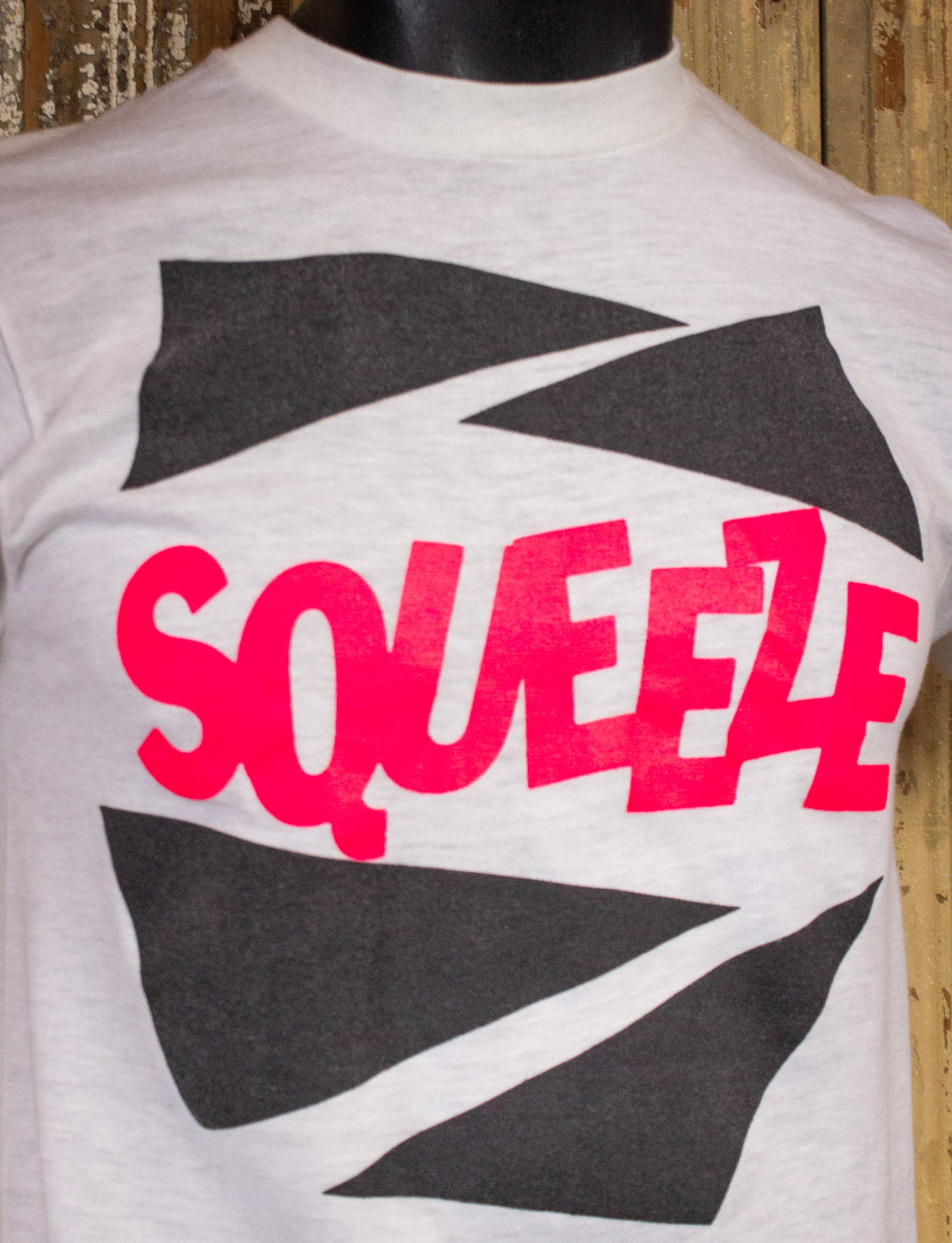 Vintage Squeeze Concert T shirt 1980s White Small