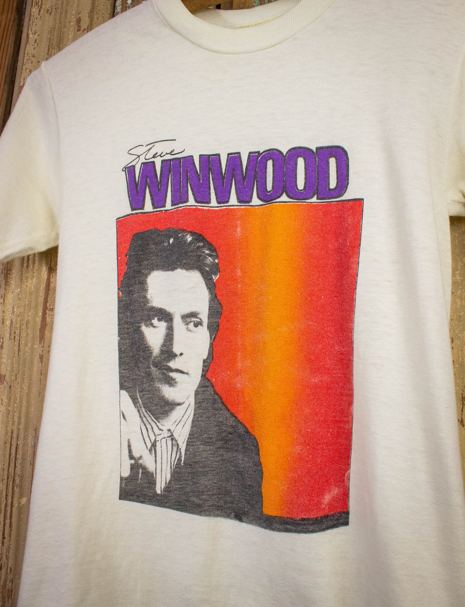Vintage Steve Winwood Roll With It Concert T Shirt 1988 White XS