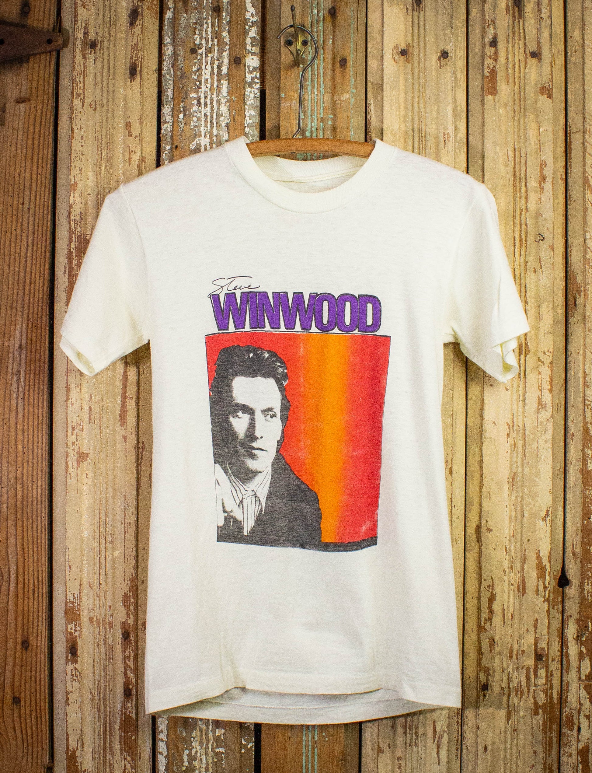 Vintage Steve Winwood Roll With It Concert T Shirt 1988 White XS