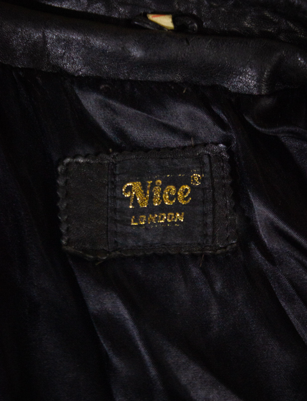 Vintage Stevie Nicks 1989 Tour Leather Crew Jacket Large