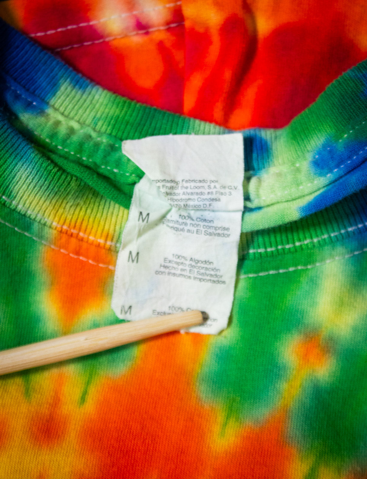 Recycled Stop Fucking The Planet T Shirt Tie Dye Medium