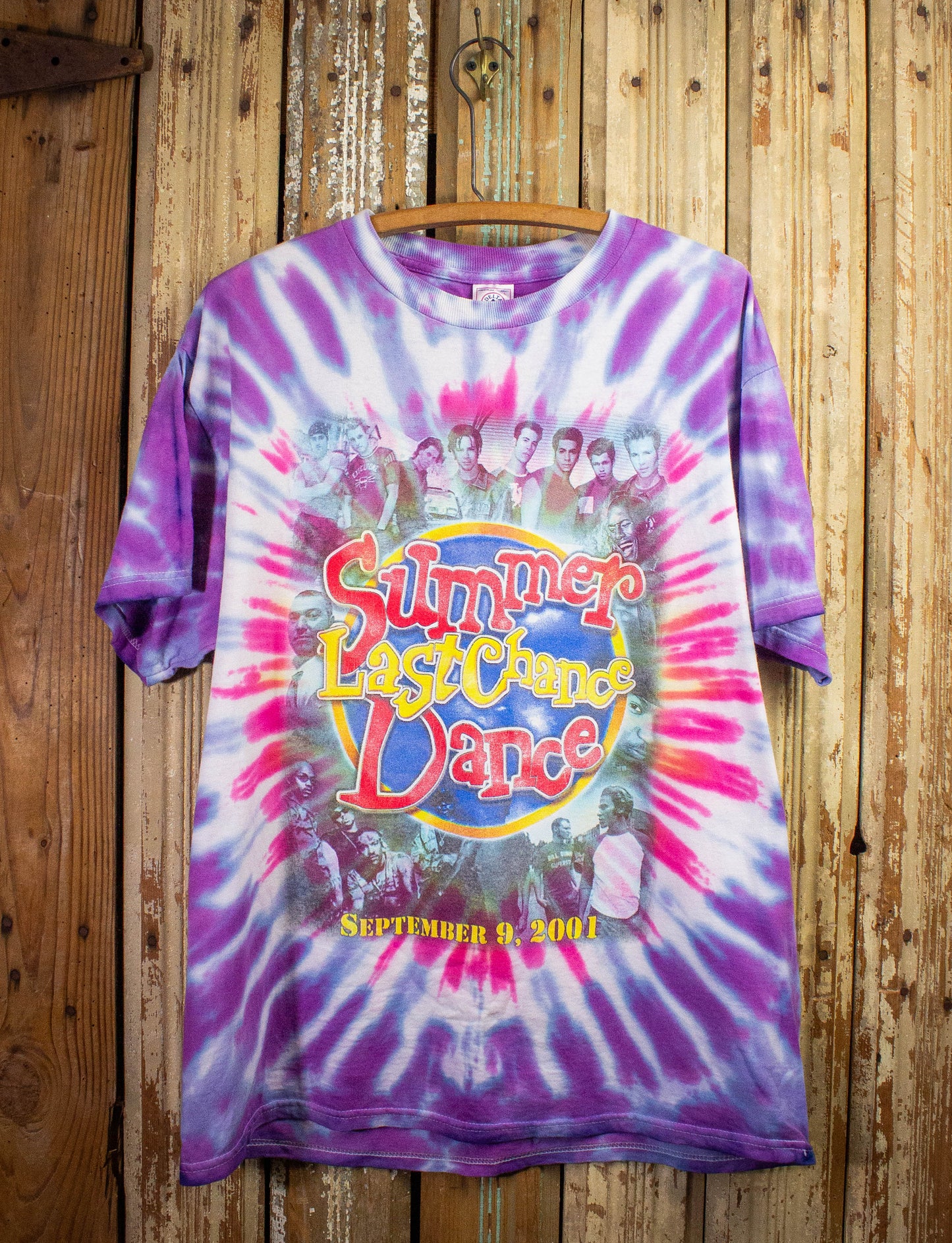 Vintage Summer Last Chance Dance Concert T Shirt 2001 Tie Dye XL