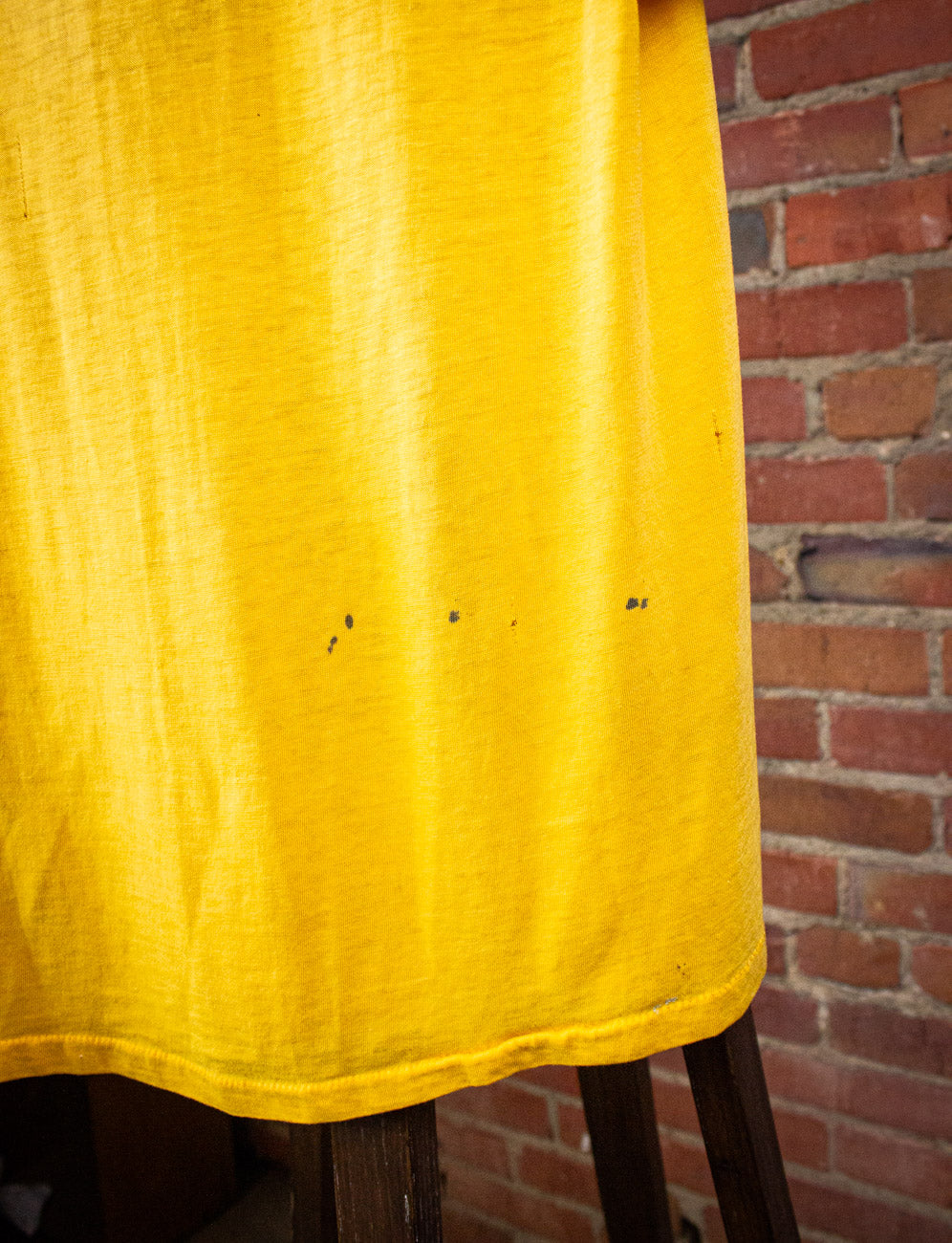 Vintage Sunflower Nights Graphic T Shirt 80s Yellow Small