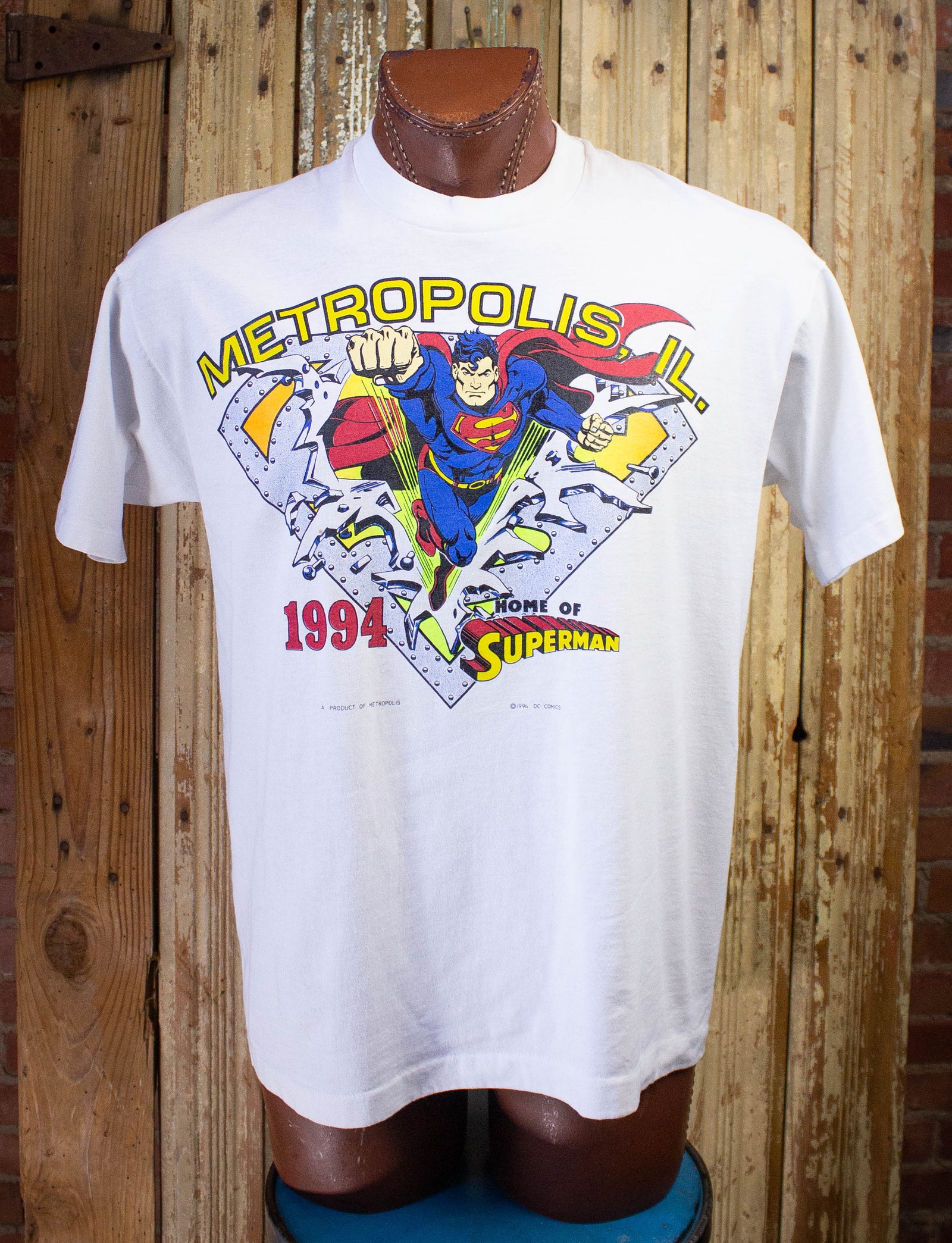 Vintage Superman Metropolis Illinois Graphic 1994 XL – Shag Vintage