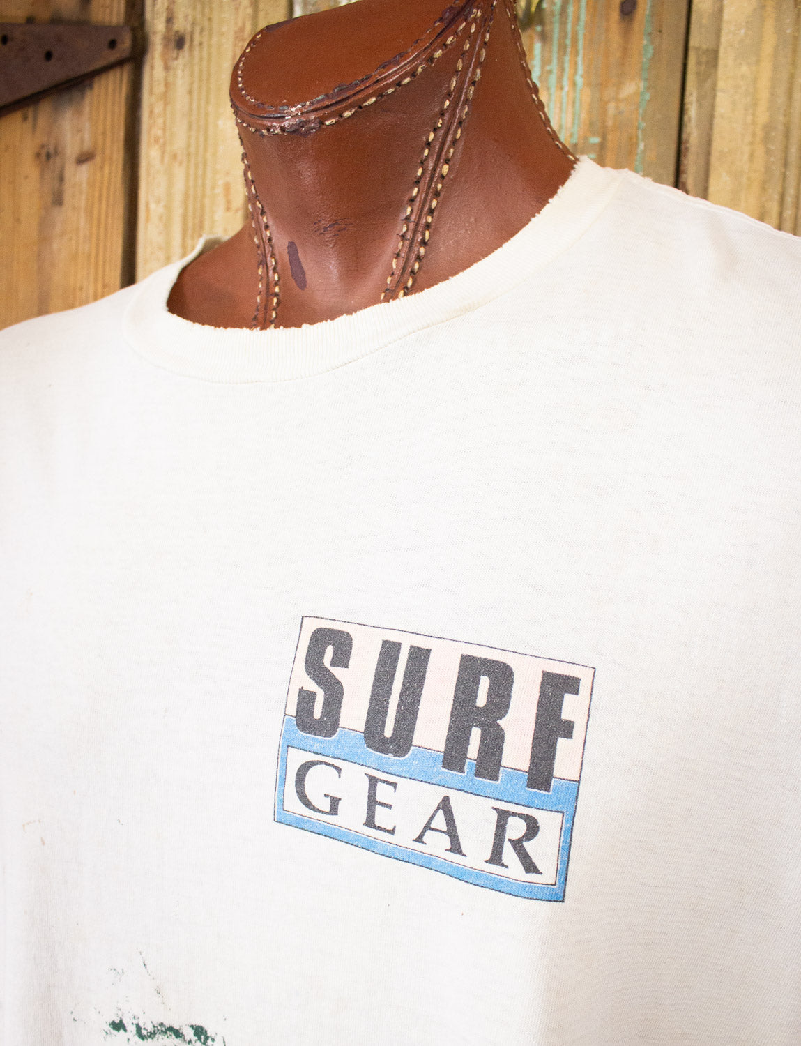 Vintage Surf Gear Beach Volley Graphic T Shirt 90s White XL