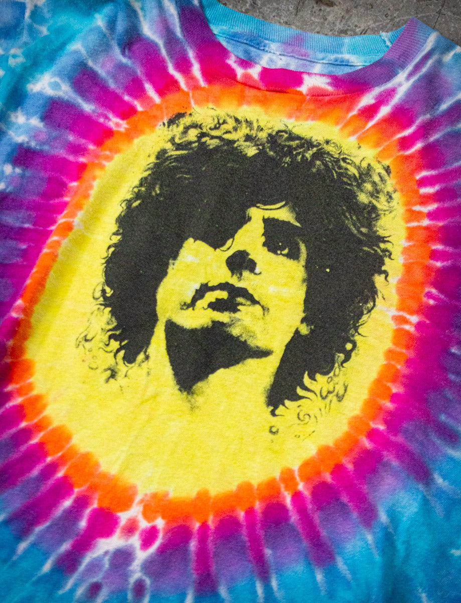 Vintage Syd Barrett Peace Sign Tie Dye Concert T Shirt 1988 Small