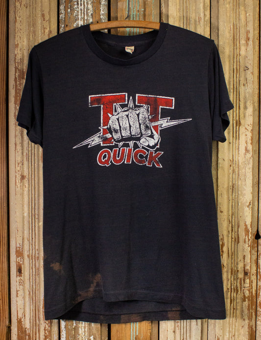 Vintage TT Quick Concert T Shirt 80s Black Medium
