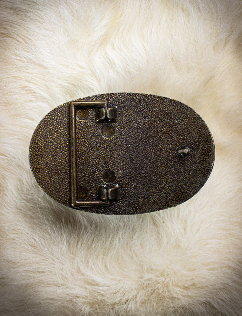 Vintage Tarzan and Monkey Belt Buckle 1975