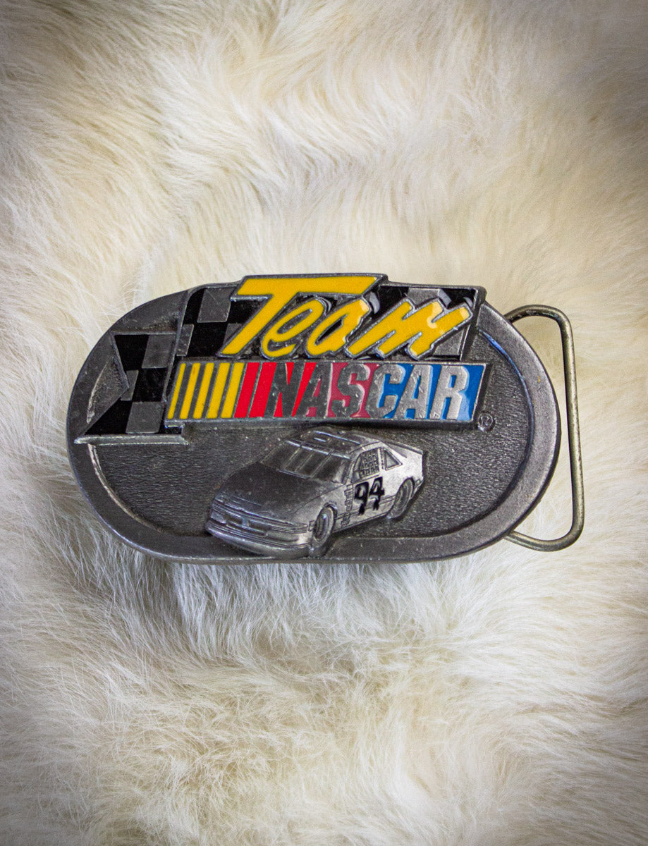 Vintage Team Nascar Belt Buckle