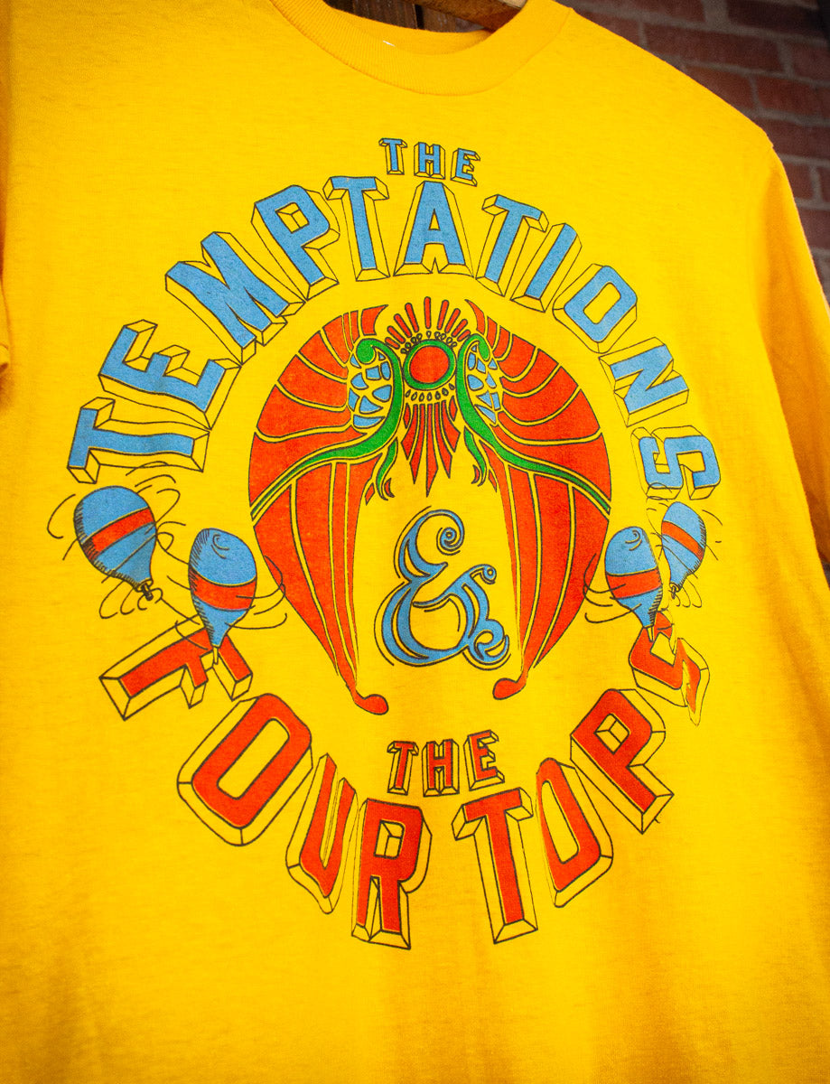 Vintage Temptations The Four Tops Concert T Shirt 80s