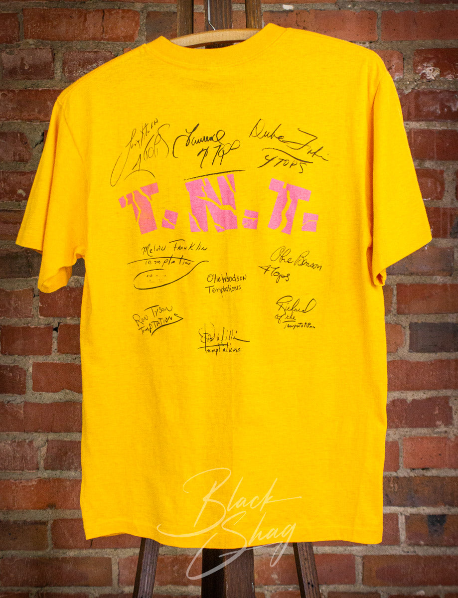 Vintage Temptations The Four Tops Concert T Shirt 80s