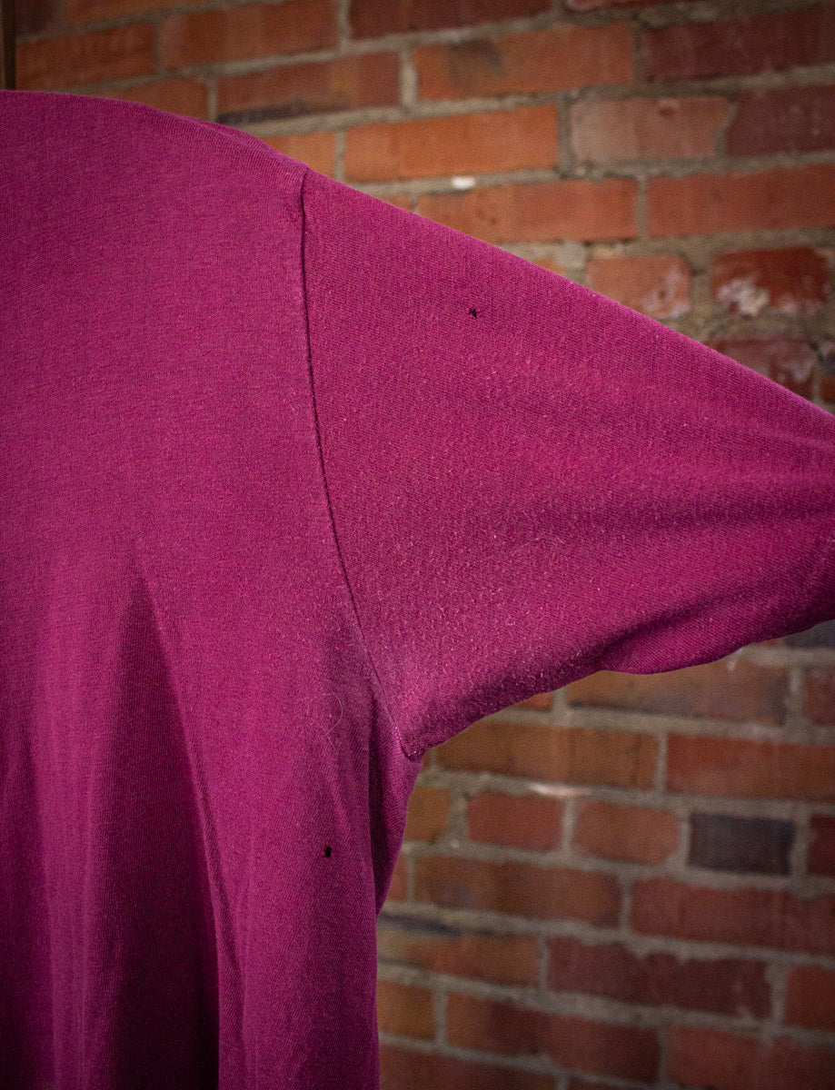 Vintage Texas A&M Graphic T Shirt 70s Maroon Medium