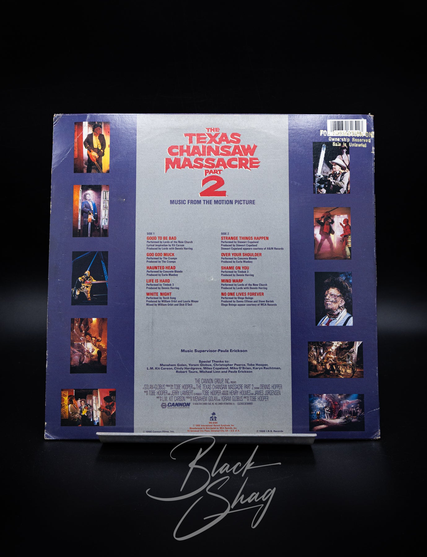 Vintage Texas Chainsaw Massacre Vinyl 1986