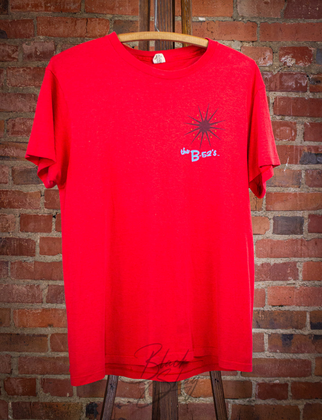 Vintage The B-52's Wild Planet Concert T Shirt 1980 Red Medium