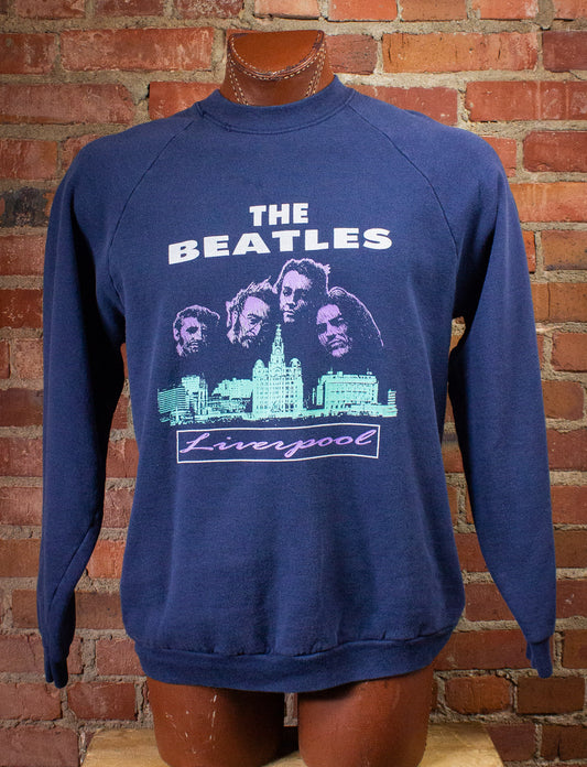 Vintage The Beatles Liverpool Sweatshirt 90s XL