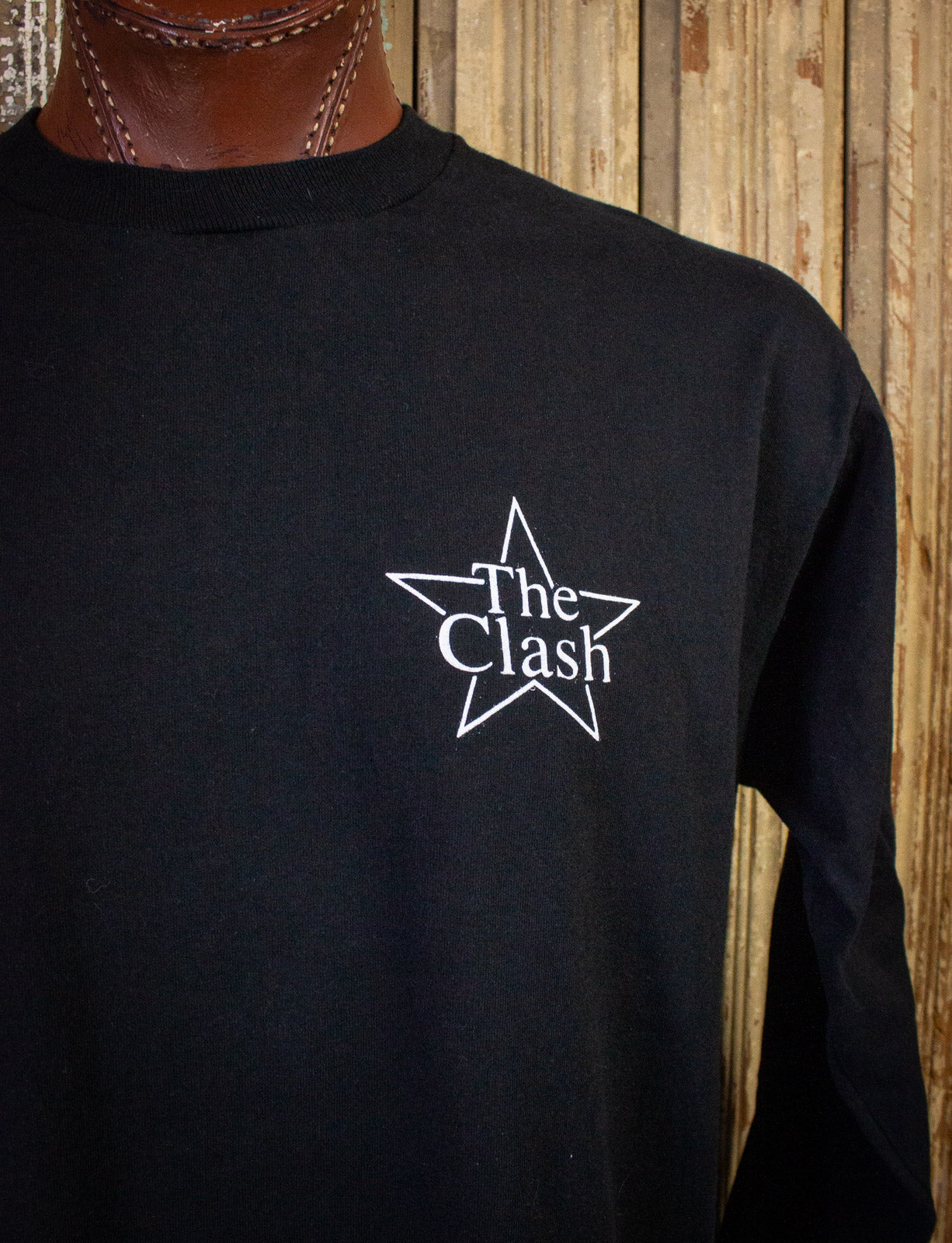 Vintage The Clash On Broadway Concert T Shirt 1991 Black XL