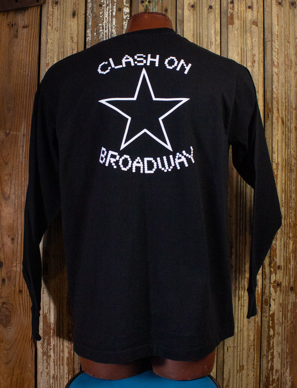 Vintage The Clash On Broadway Concert T Shirt 1991 Black XL