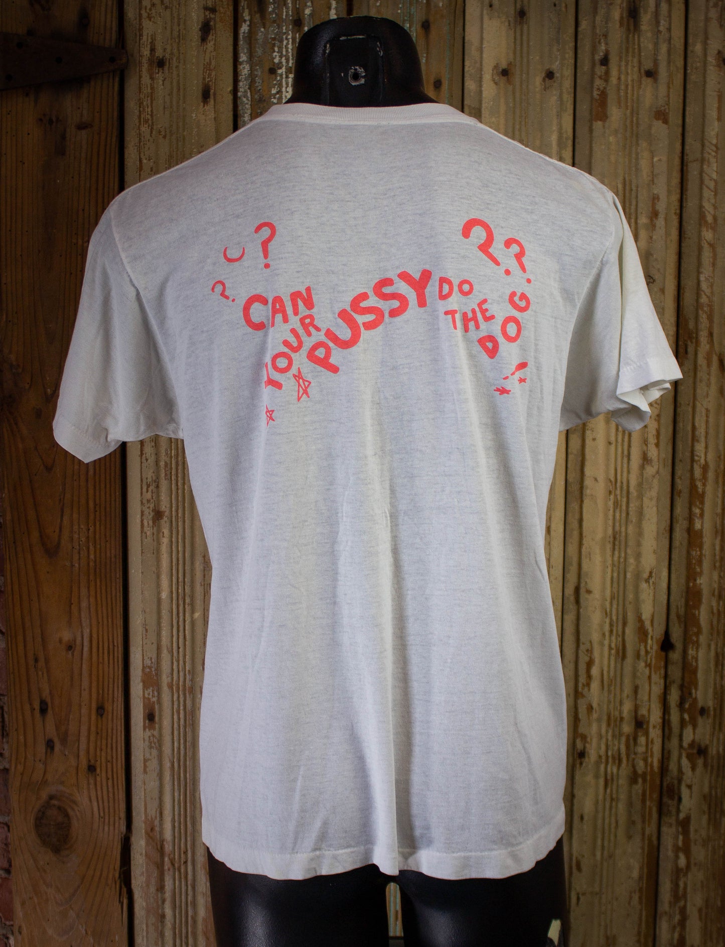 Vintage The Cramps Can Your Pussy Do The Dog Concert T-Shirt 1986 M