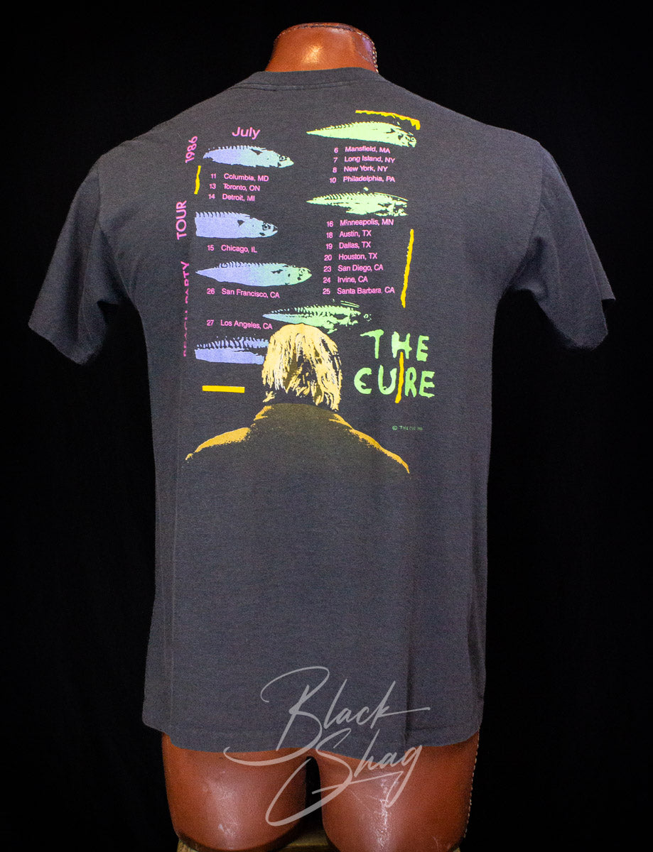 Vintage The Cure Beach Party Tour Concert T Shirt 1986 Large