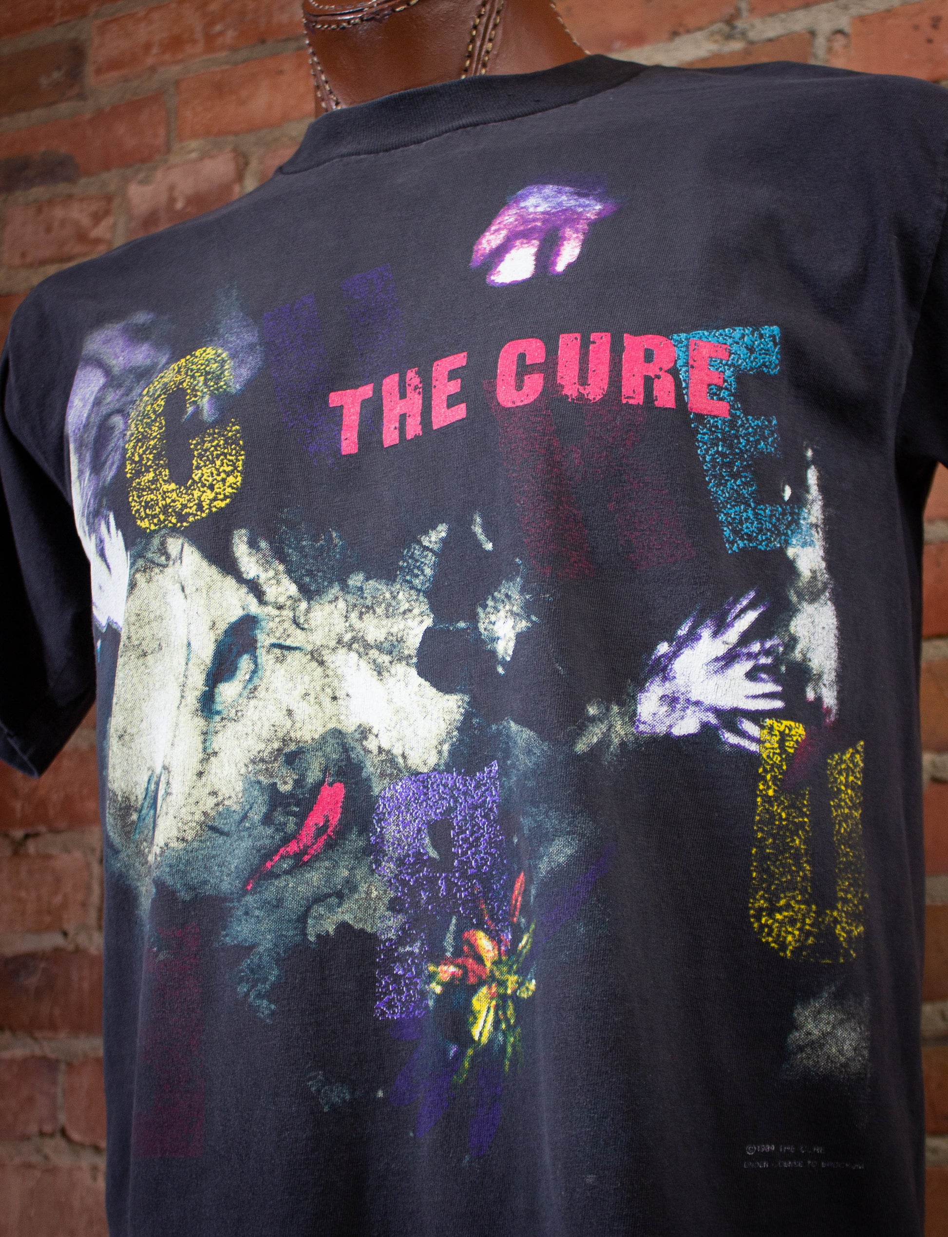 Vintage The Cure Disintegration The Prayer Tour Concert T-Shirt 1989 Large
