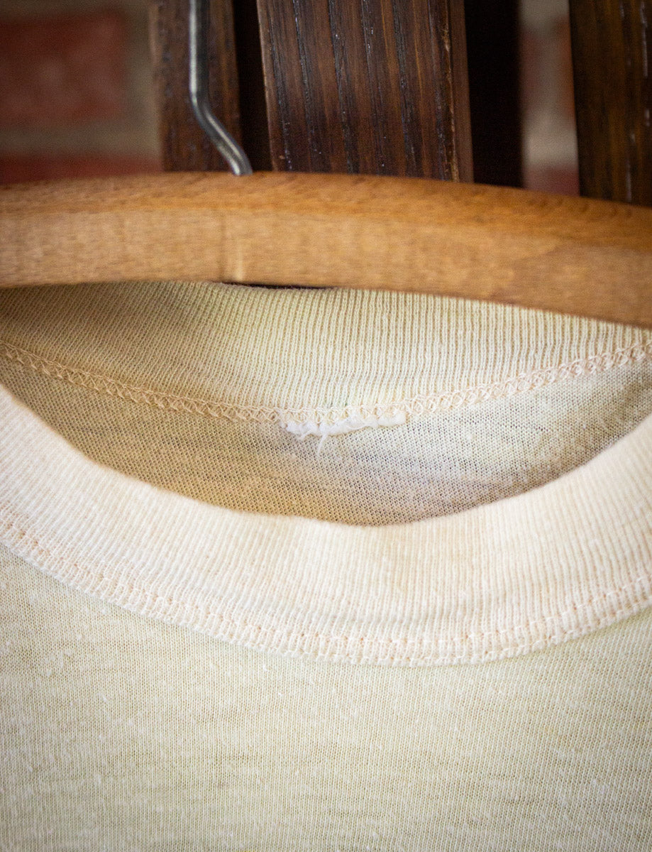 Vintage The Doobie Brothers Concert T Shirt 1974 Cream Small