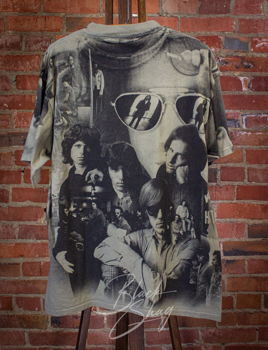 Vintage The Doors AOP Concert T Shirt 1996 Large/XL – Black Shag