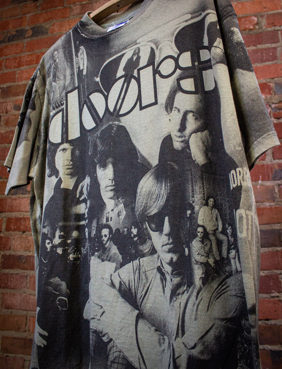 Vintage The Doors AOP Concert T Shirt 1996 Large/XL – Black Shag