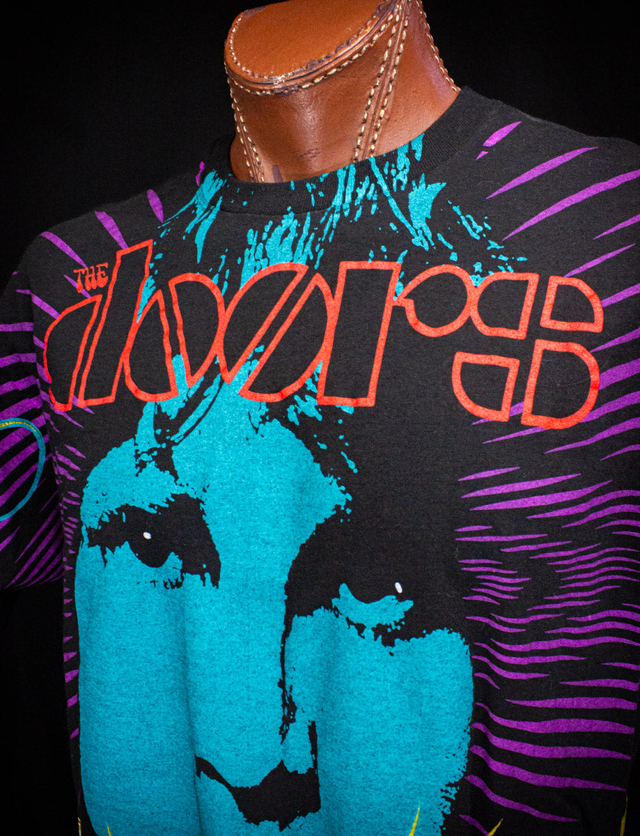 Vintage The Doors Jim Morrison AOP Concert T Shirt 90s XL – Black