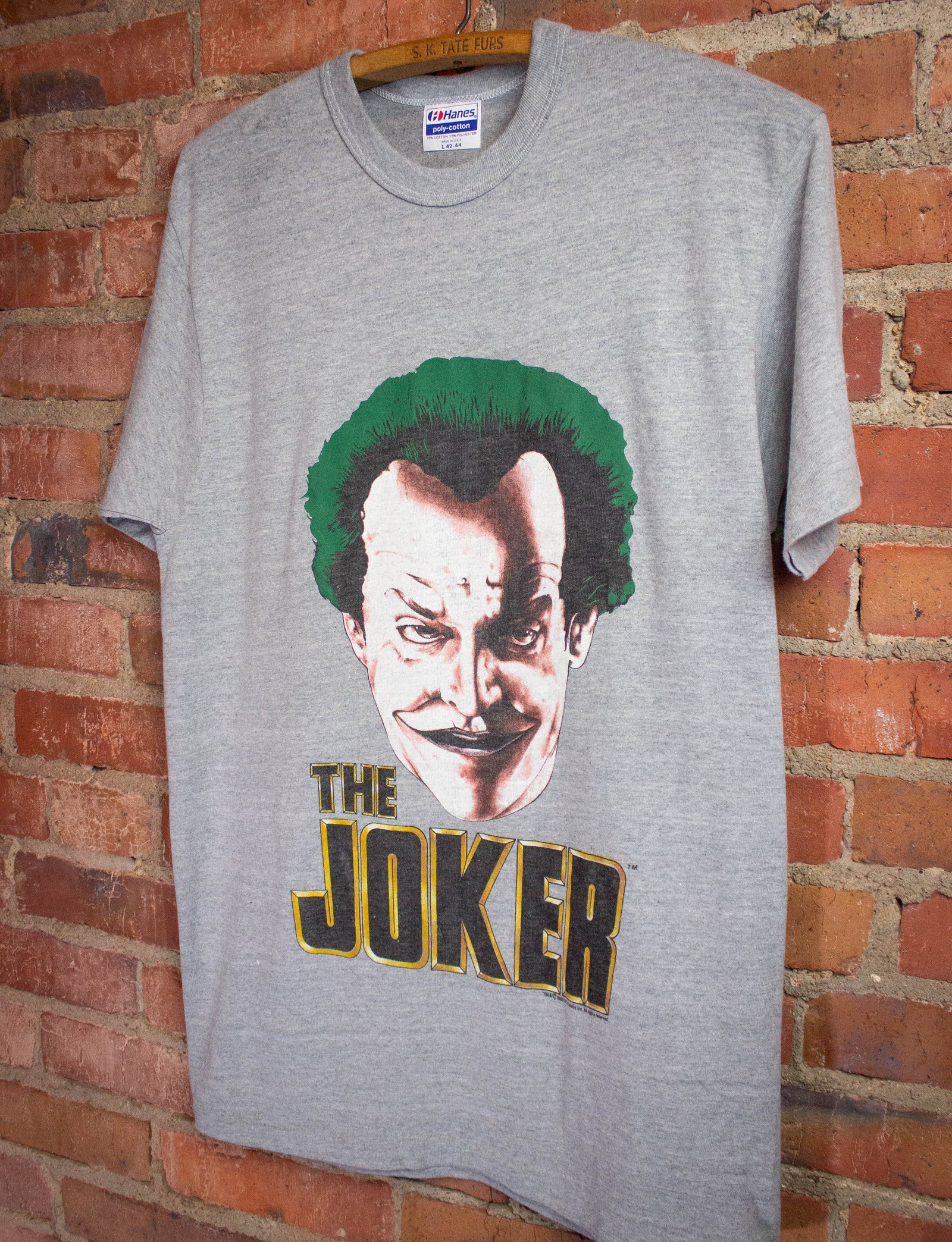 Vintage The Joker's Back Batman Graphic T-Shirt 1989 M