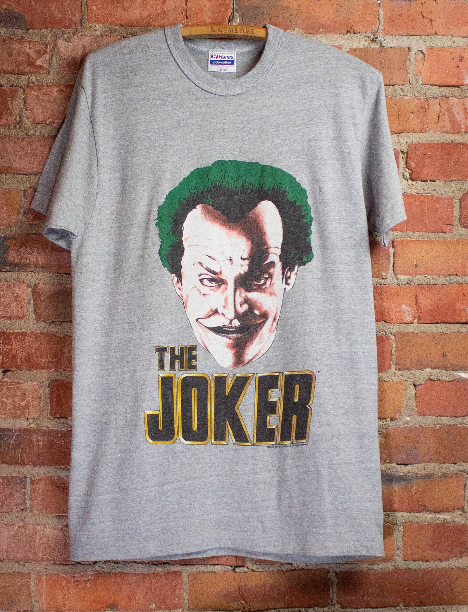 Vintage The Joker's Back Batman Graphic T-Shirt 1989 M