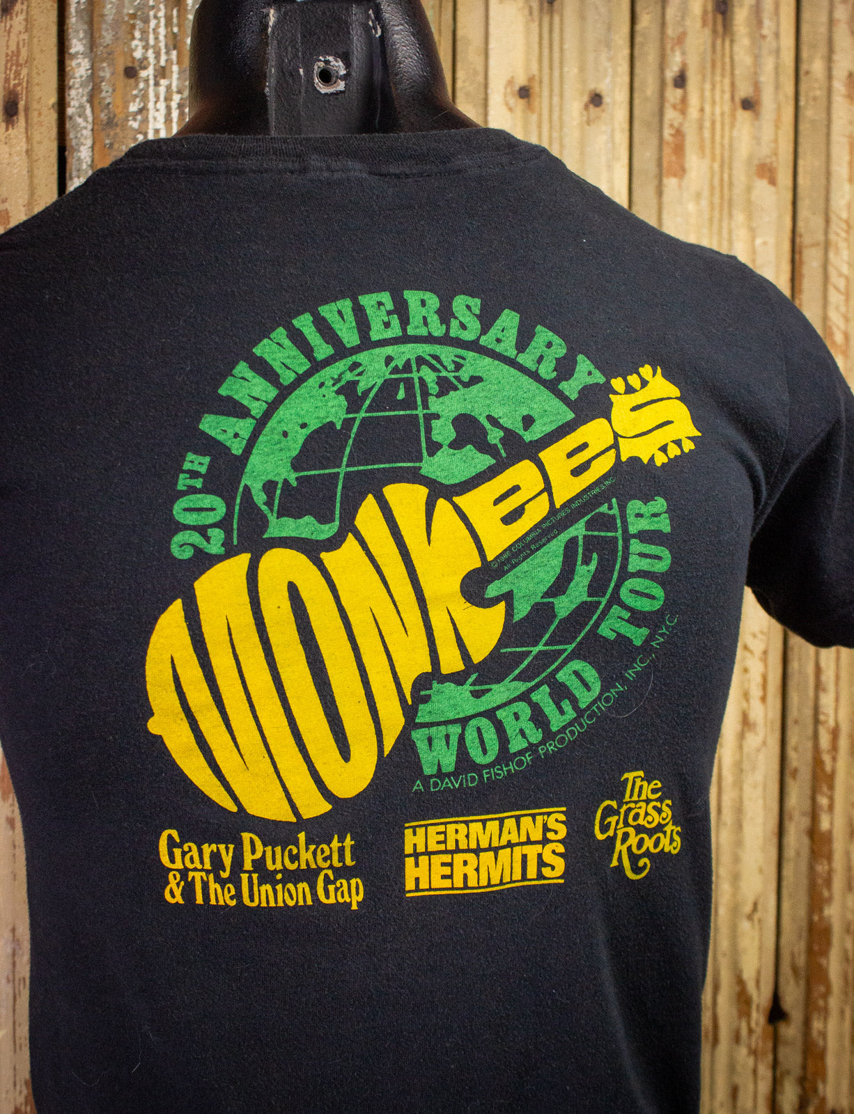 Vintage The Monkees 20th Anniversary Concert T Shirt 1986 Medium