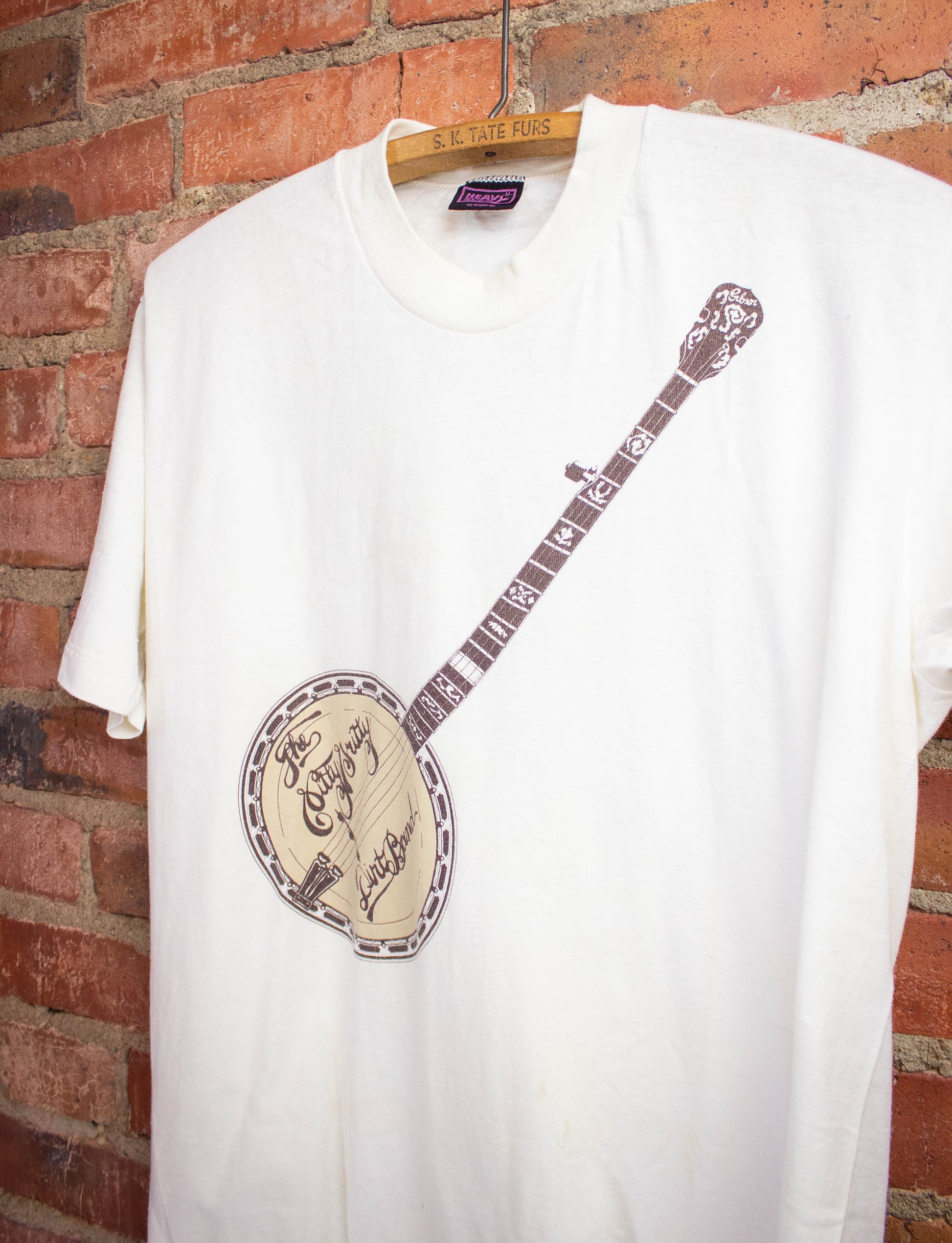 Vintage The Nitty Gritty Dirt Band Banjo Concert T-Shirt 1974 M