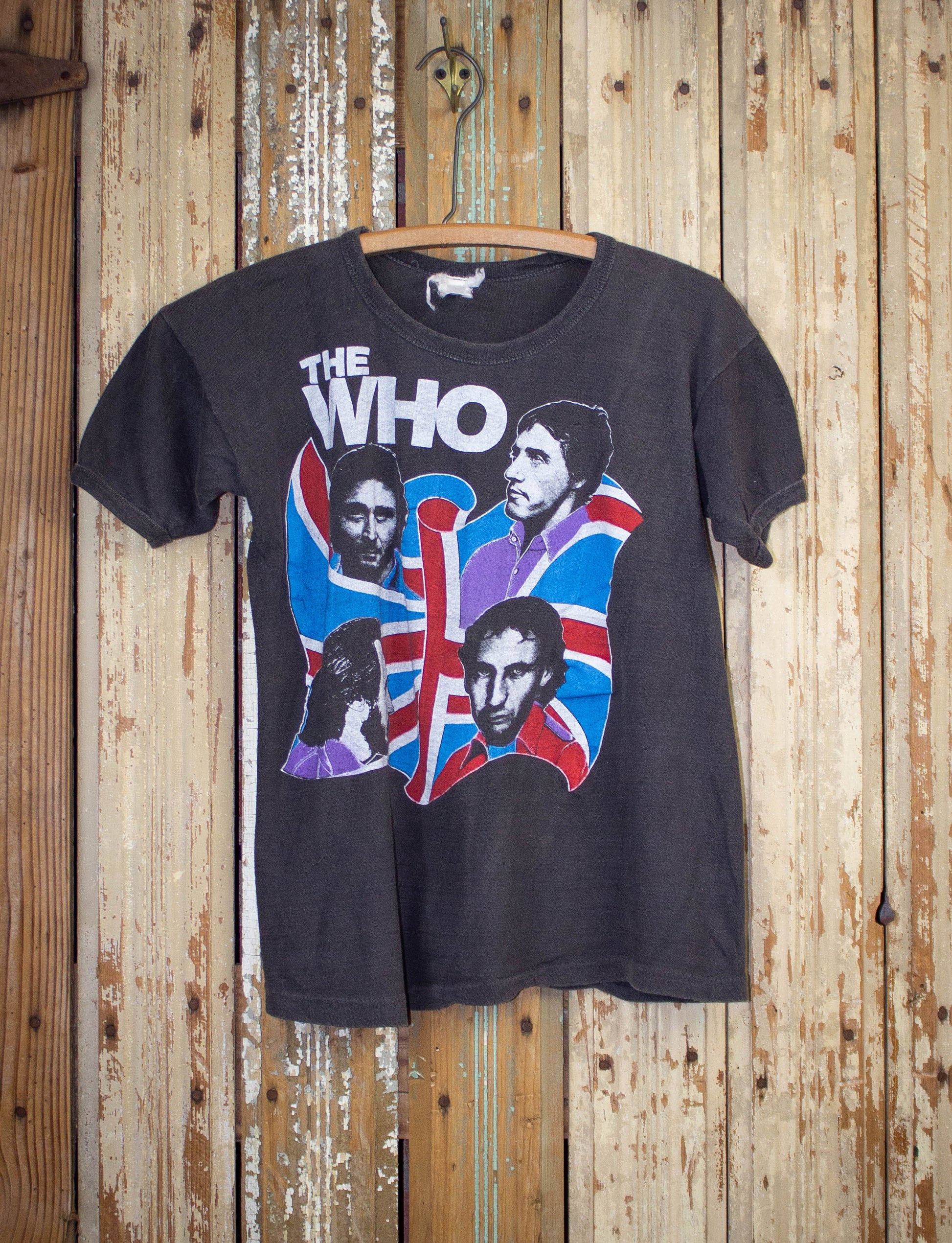 Vintage The Who Concert T-Shirt 1981 Black XS