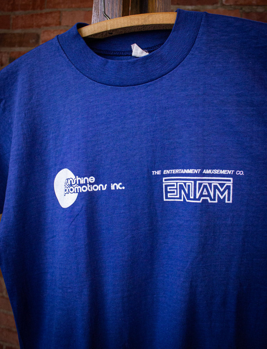 Vintage The Who ENTAM Concert Crew T Shirt 70s Blue Small