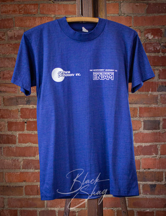 Vintage The Who ENTAM Concert Crew T Shirt 70s Blue Small