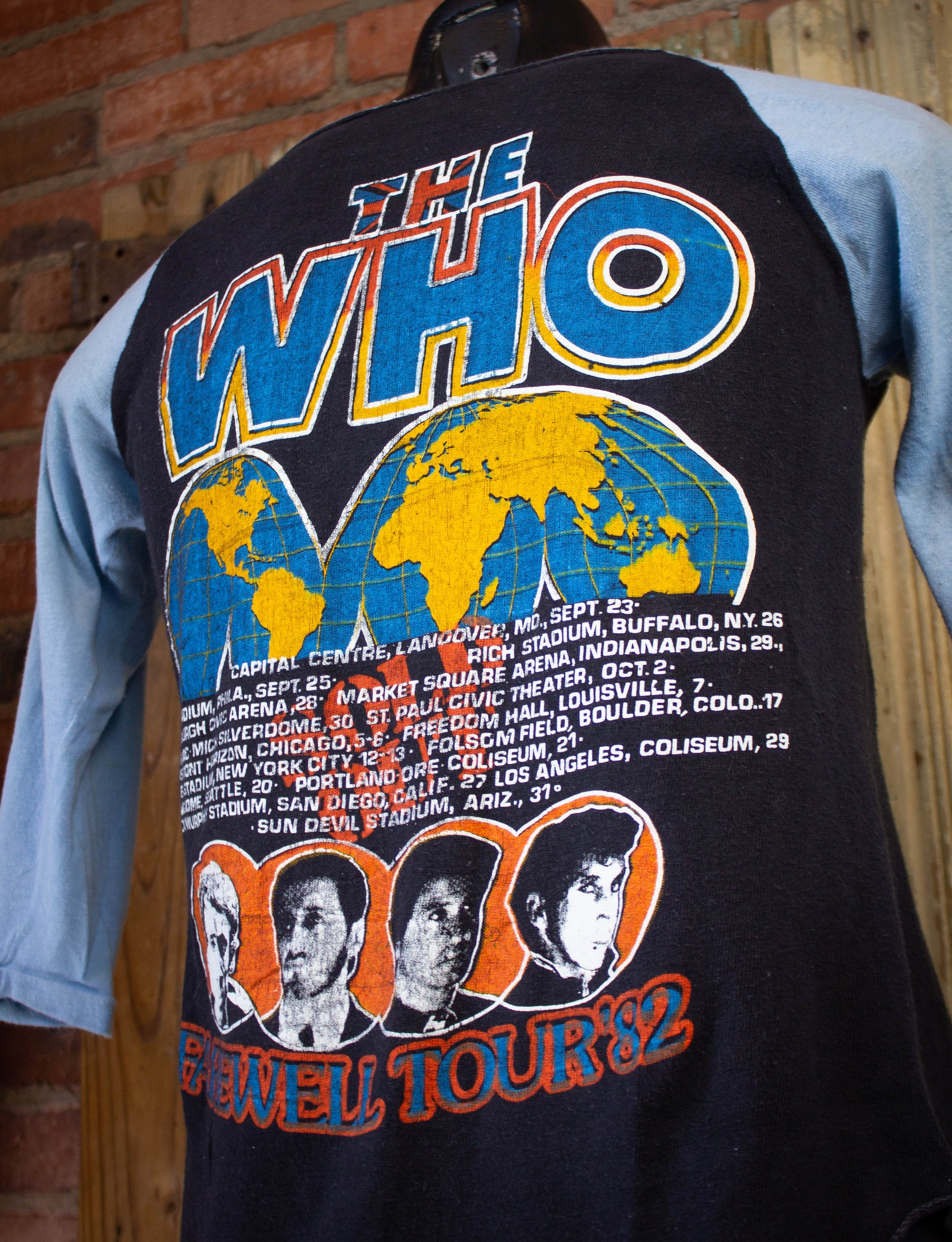 Vintage The Who Farewell Tour Bootleg Concert T-Shirt 1984 XS