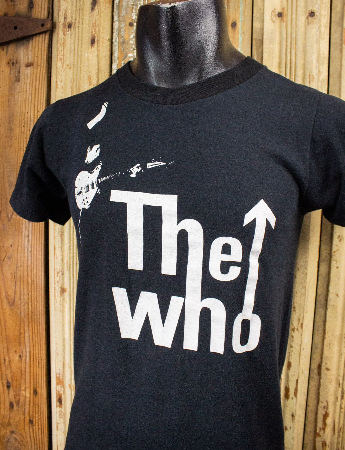 Vintage The Who Pete Townsend Concert T Shirt 70s XS