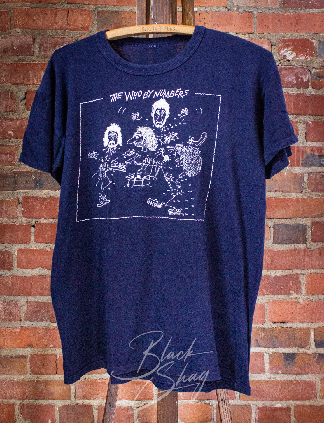 Vintage The Who by Numbers Hegewisch Promo T Shirt 70s Blue Large