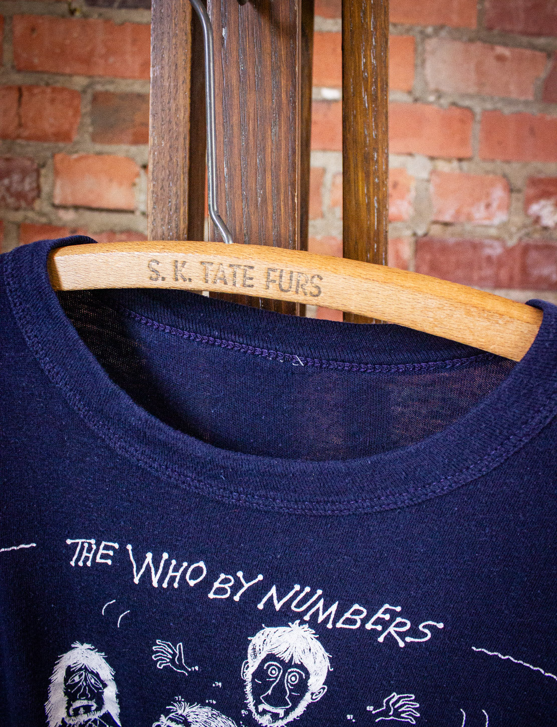 Vintage The Who by Numbers Hegewisch Promo T Shirt 70s Blue Large