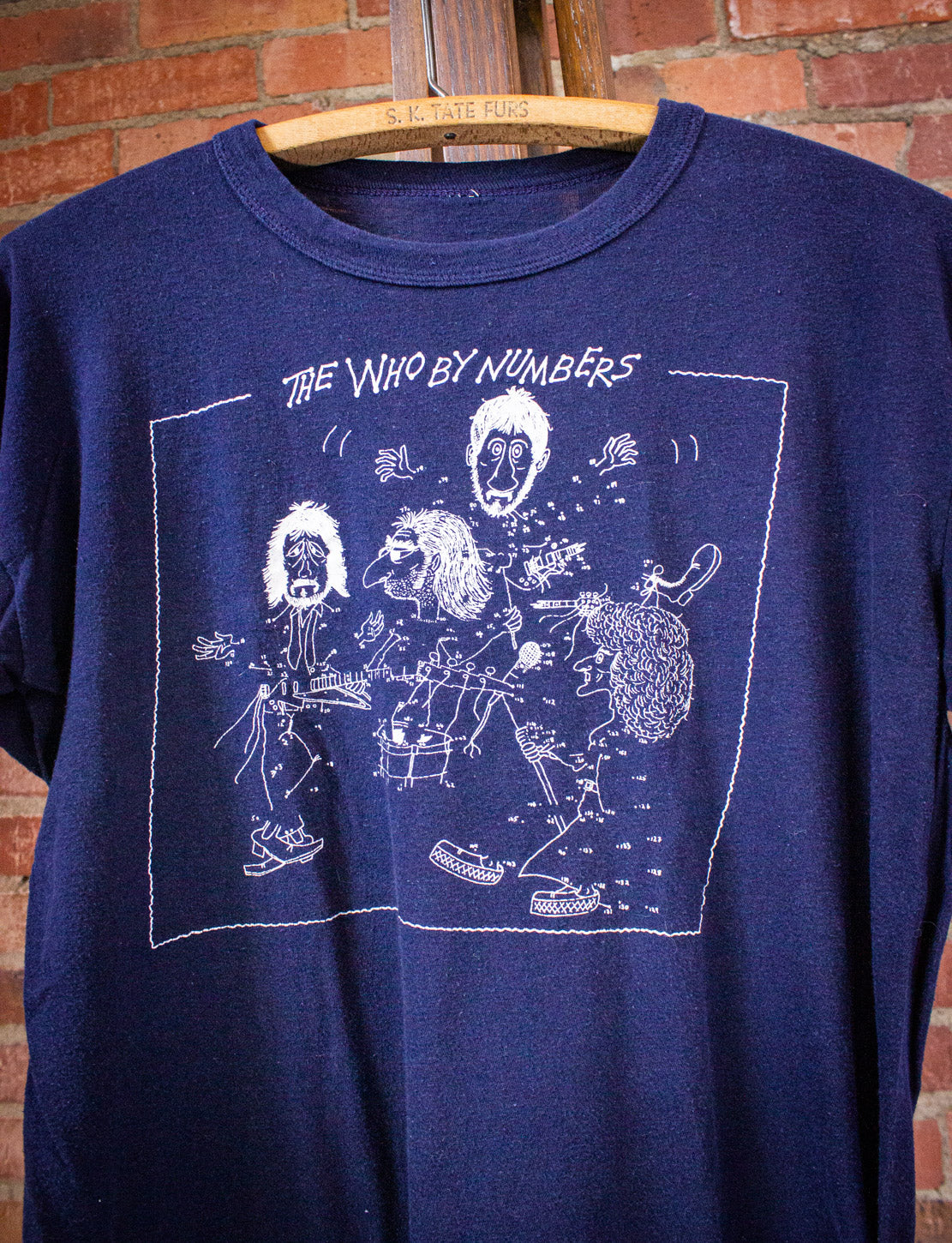 Vintage The Who by Numbers Hegewisch Promo T Shirt 70s Blue Large