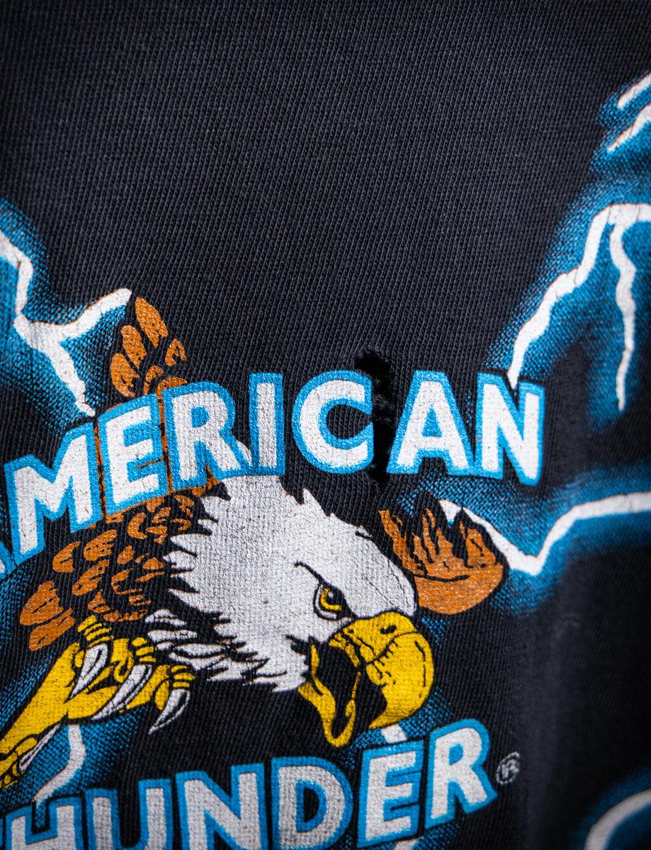 Vintage 90s Tiger American Thunder Graphic T Shirt XL