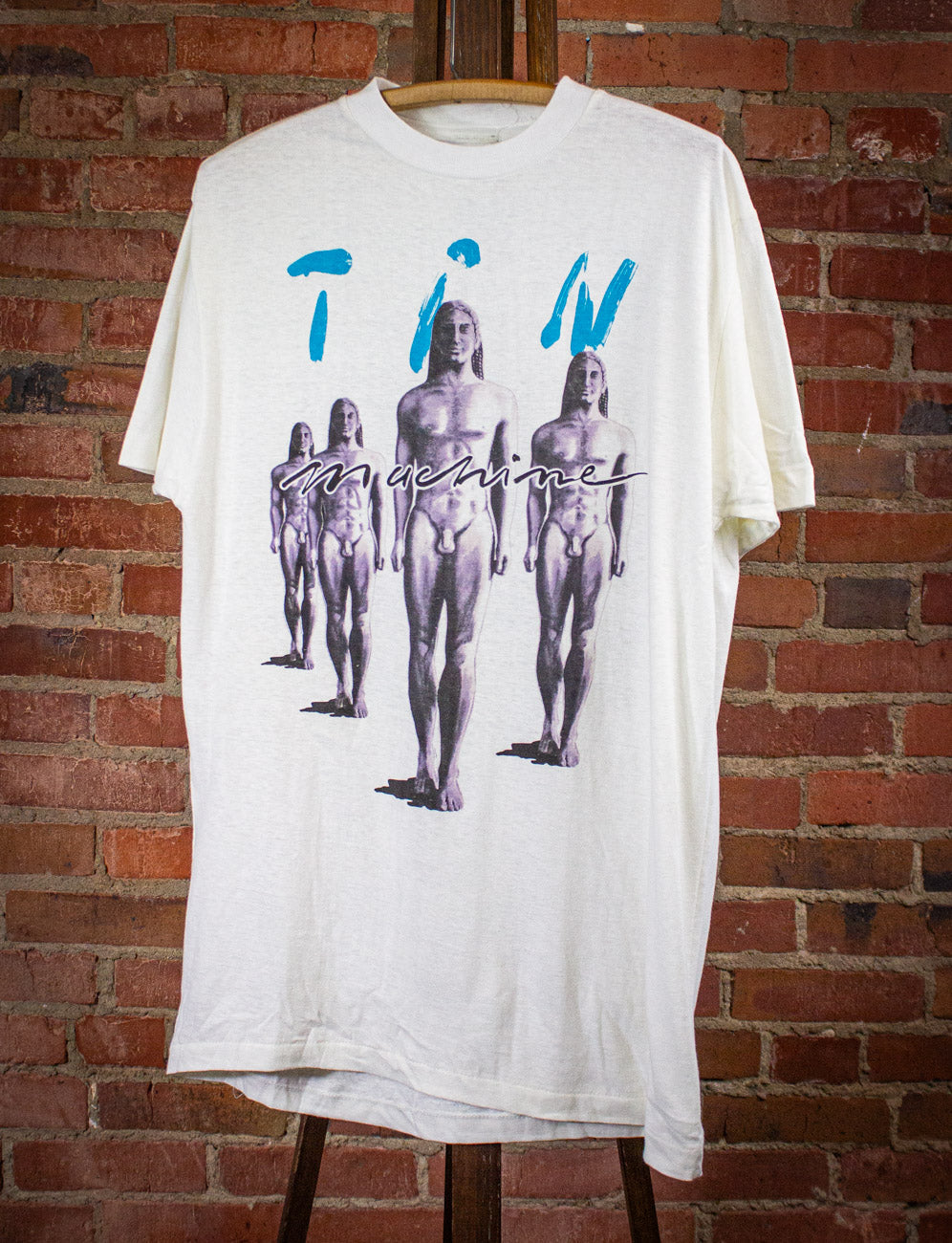 Vintage Tin Machine It's My Life Concert T Shirt 1991/92 White Large