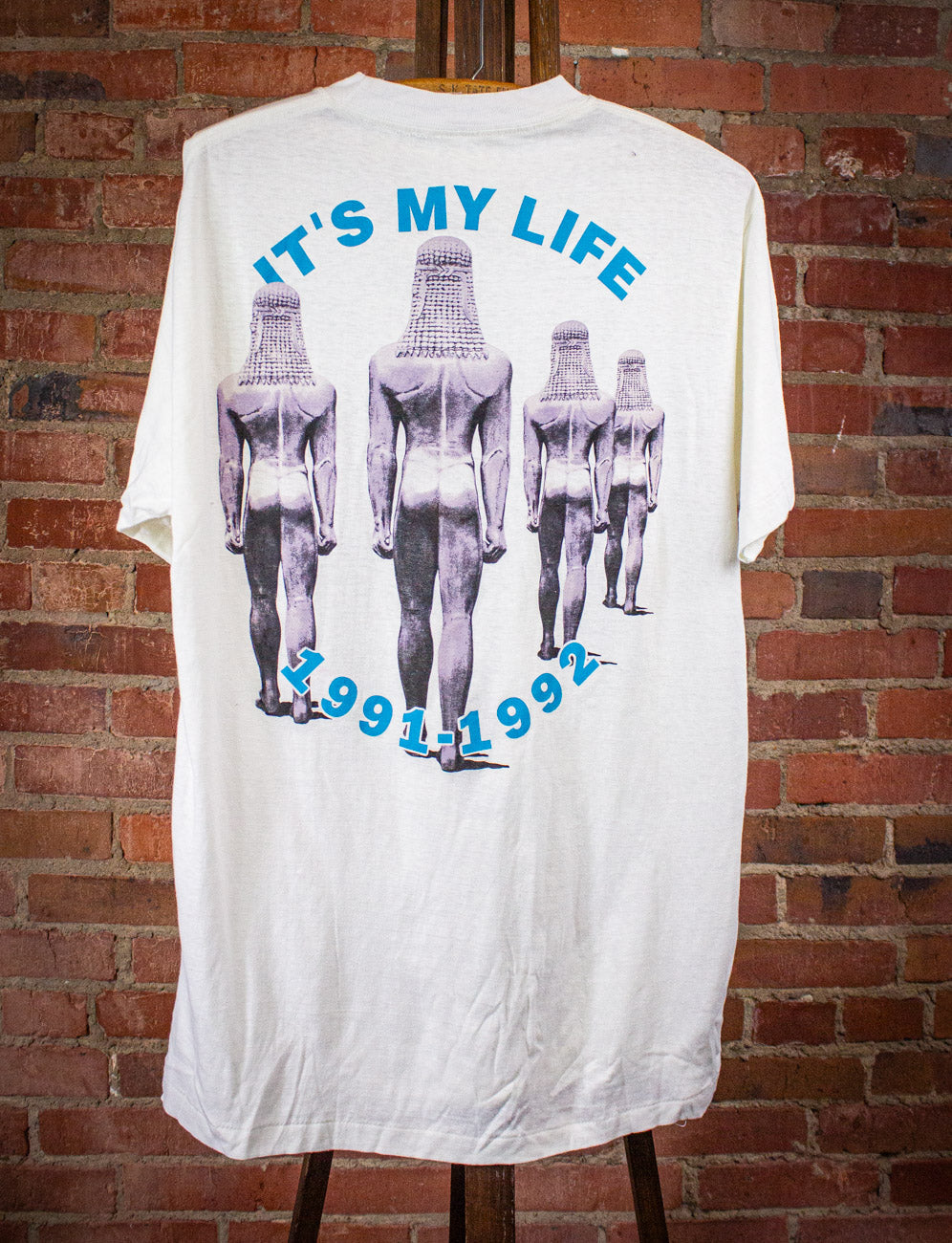 Vintage Tin Machine It's My Life Concert T Shirt 1991/92 White Large