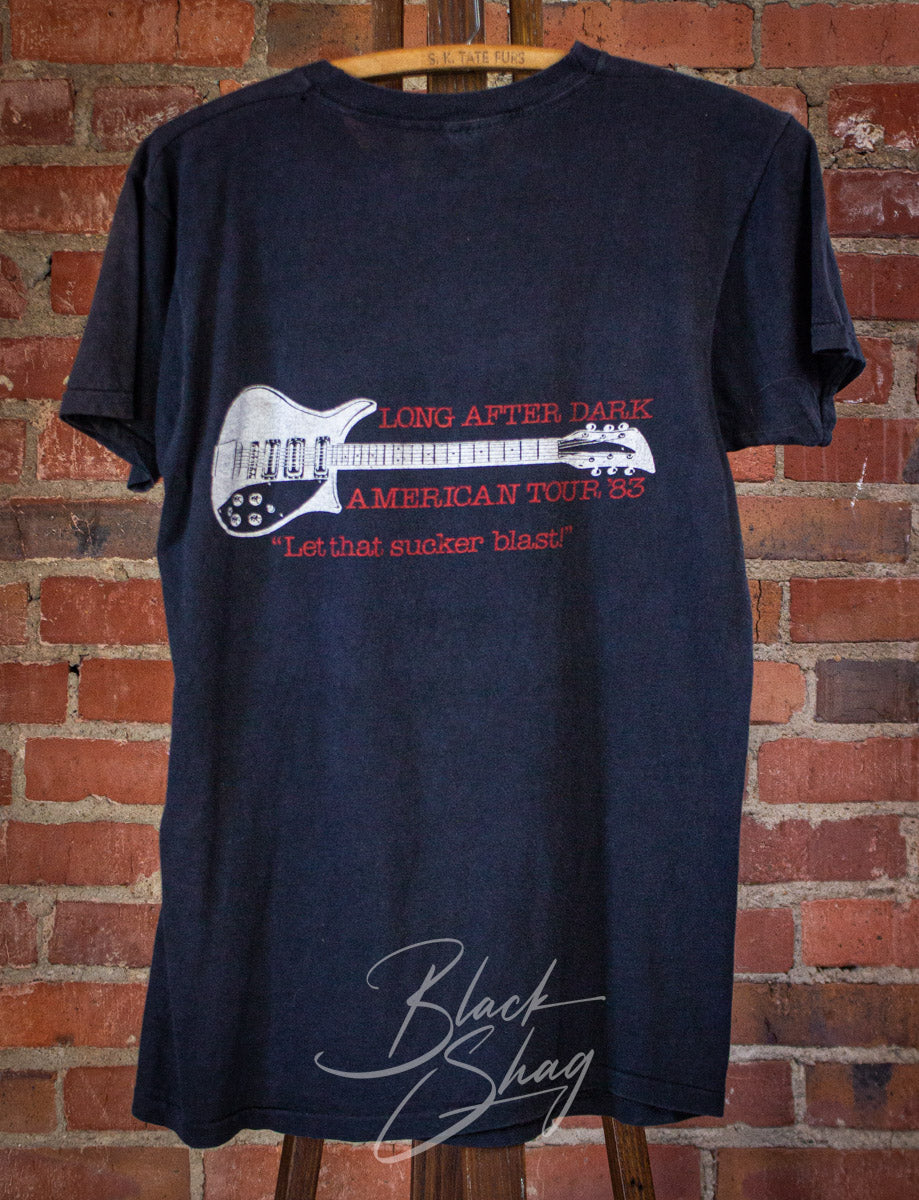 Vintage Tom Petty and the Heartbreakers Long After Dark Concert T Shirt 1983 Black Medium